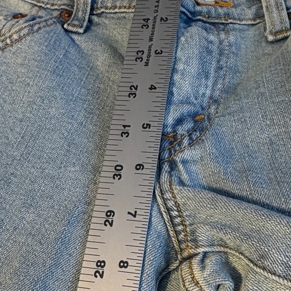 Levi's Super Low 518 Light Blue Flare Jeans - Picture 7 of 9